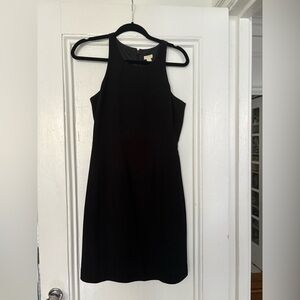 J. Crew Black Midi Dress
